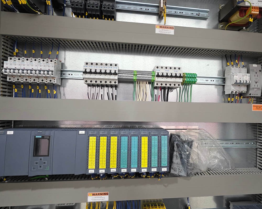 Initial installation of a panel interface before manufacturer arrival